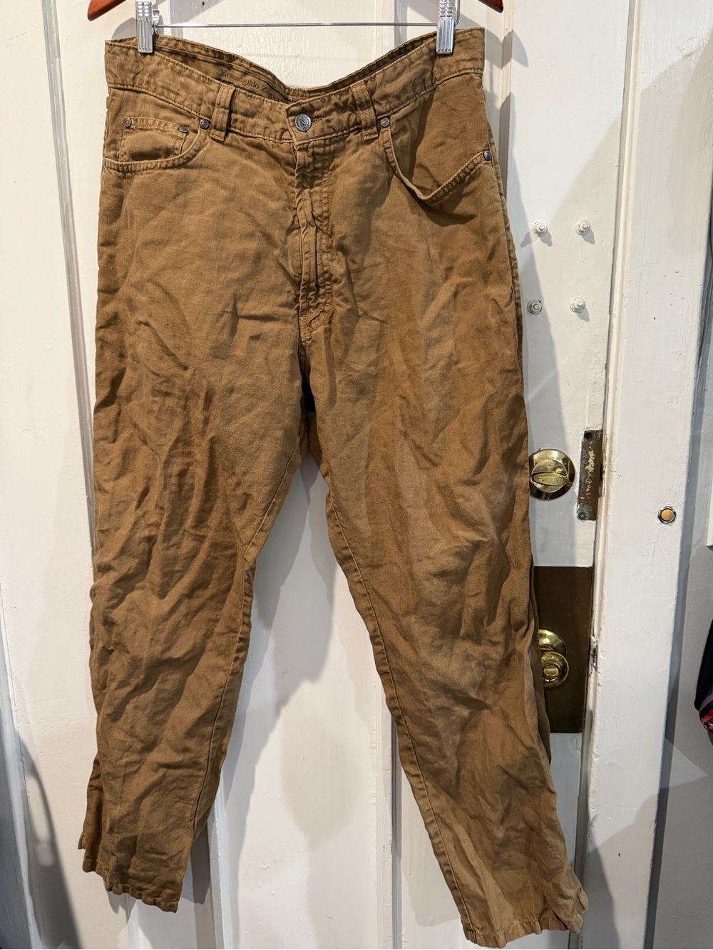Ermenegildo Zegna Men's Tan Chinos